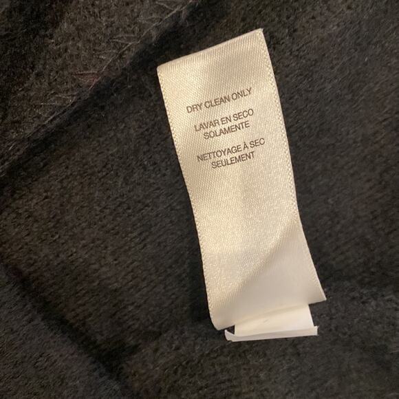 Chico’s Black Wool Women’s Vest Snap Closure EUC Sz 16 Minimal Contemporary - Picture 8 of 12